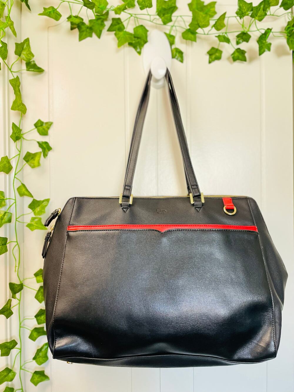 Tutilo New York Vegan Leather Laptop Purse Tote